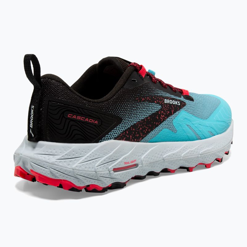 Dámska bežecká obuv Brooks Cascadia 17 bluefish/black/diva pink 10