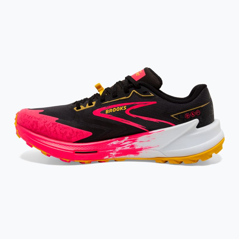 Dámska bežecká obuv Brooks Catamount 3 black/diva pink/lemon chrome 9