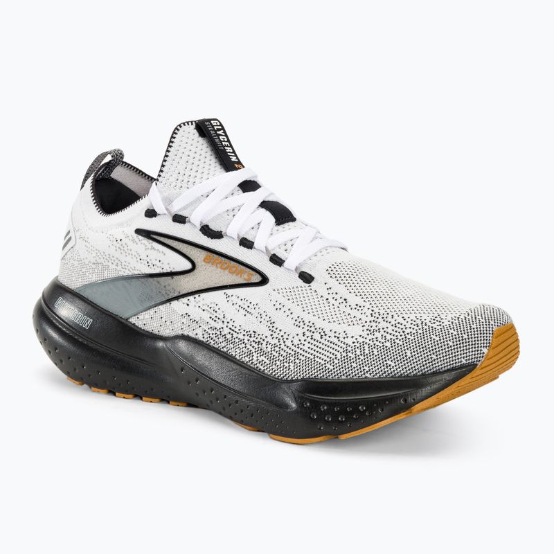 Pánska bežecká obuv Brooks Glycerin StealthFit 21 white/grey/black