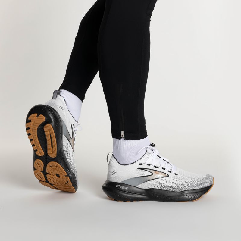 Pánska bežecká obuv Brooks Glycerin StealthFit 21 white/grey/black 2