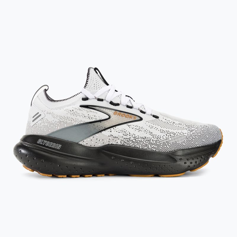 Pánska bežecká obuv Brooks Glycerin StealthFit 21 white/grey/black 3