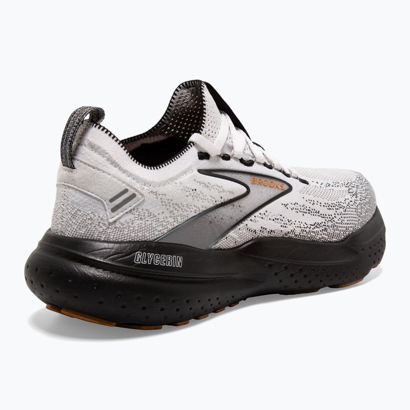 Pánska bežecká obuv Brooks Glycerin StealthFit 21 white/grey/black 10