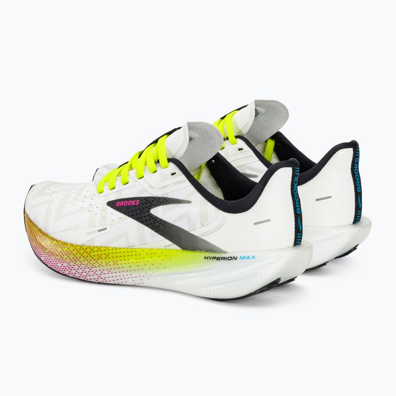 Dámska bežecká obuv Brooks Hyperion Max white/black/nightlife 4