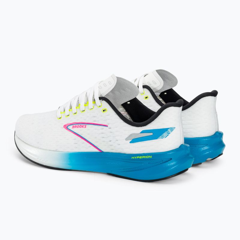 Pánska bežecká obuv Brooks Hyperion white/blue/pink 4