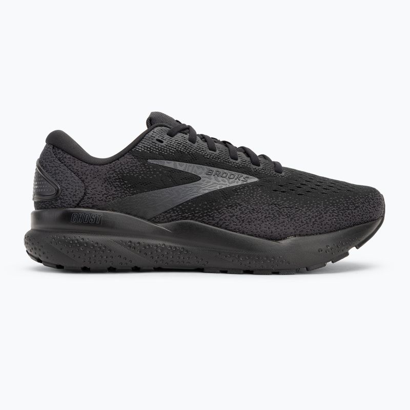 Pánska bežecká obuv Brooks Ghost 16 wide fit black/black/ebony 2