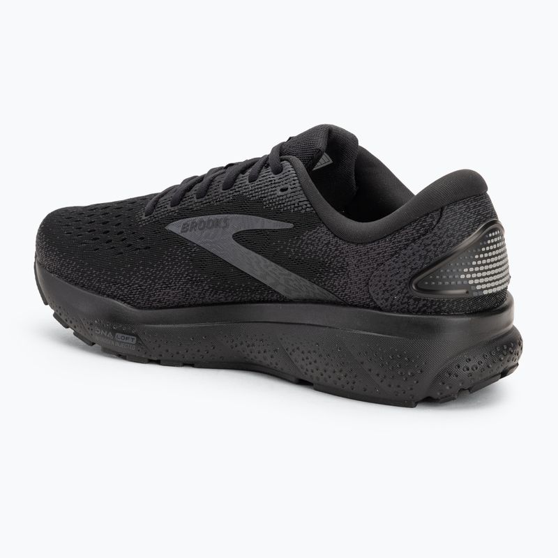 Pánska bežecká obuv Brooks Ghost 16 wide fit black/black/ebony 3