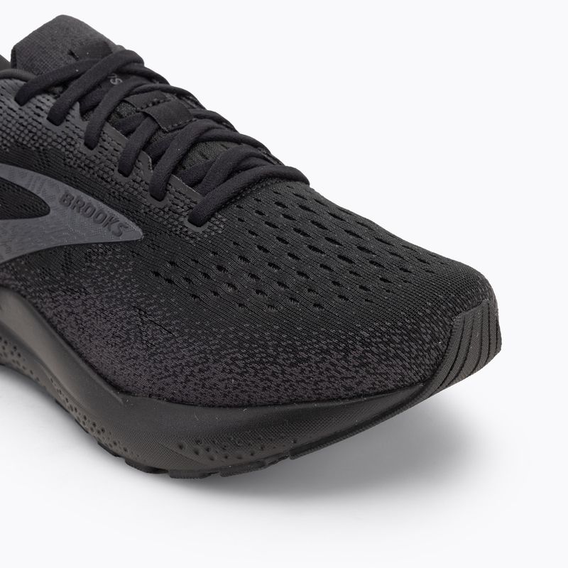 Pánska bežecká obuv Brooks Ghost 16 wide fit black/black/ebony 7