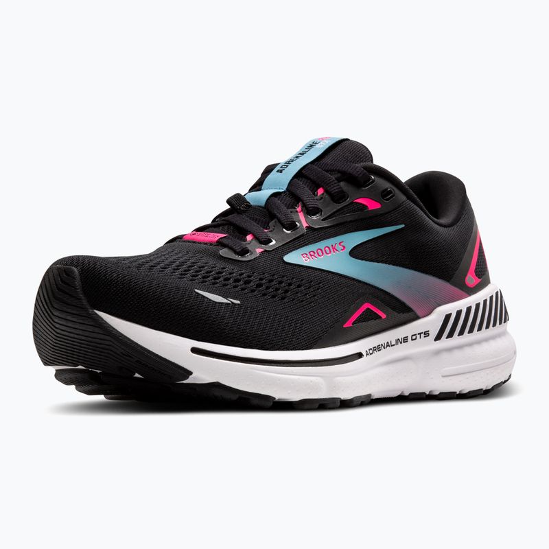 Dámska bežecká obuv Brooks Adrenaline GTS 23 GTX black/knockout pink/aqua 12