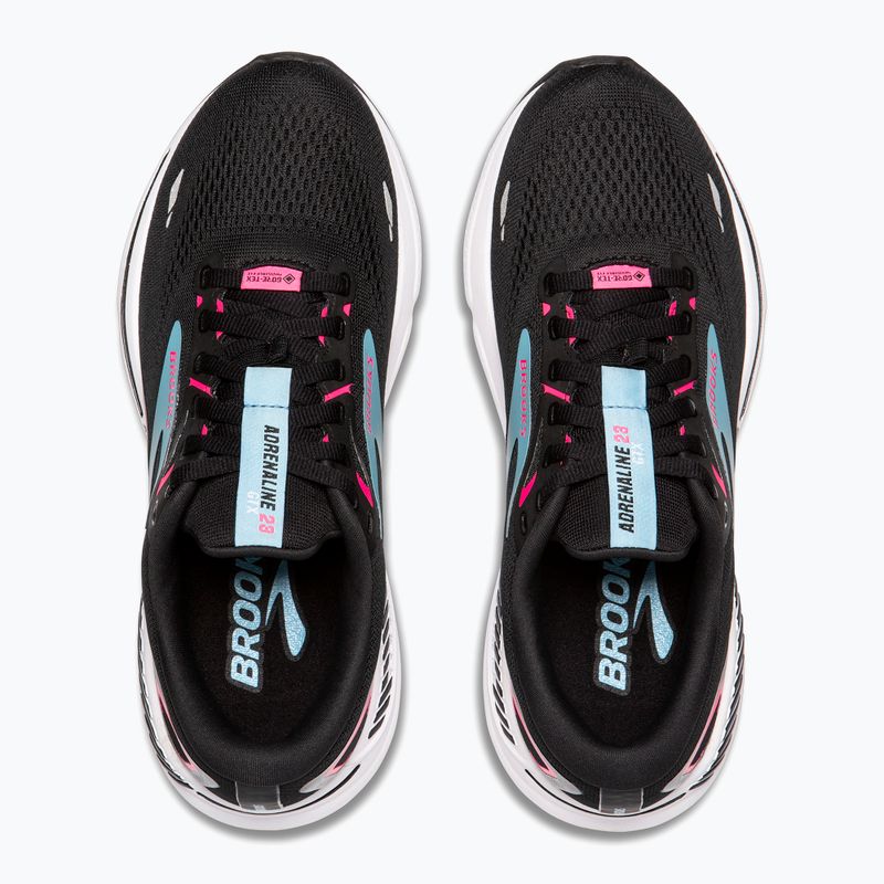 Dámska bežecká obuv Brooks Adrenaline GTS 23 GTX black/knockout pink/aqua 14