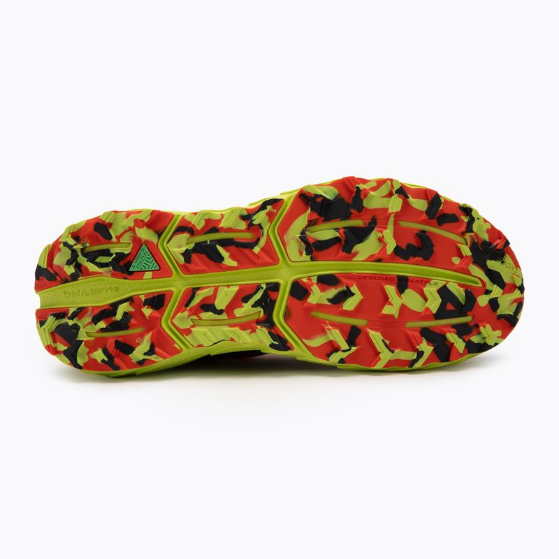 Pánska bežecká obuv Brooks Cascadia 18 blue cherry tomato/lime/black 4