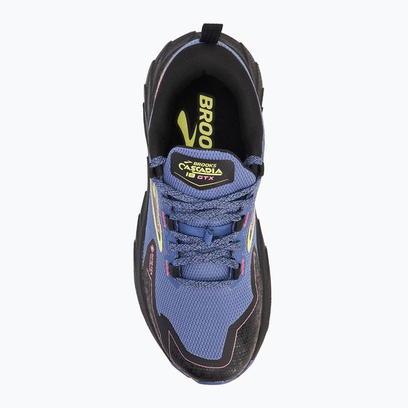 Dámska bežecká obuv Brooks Cascadia 18 GTX  grey blue/black/pink 5