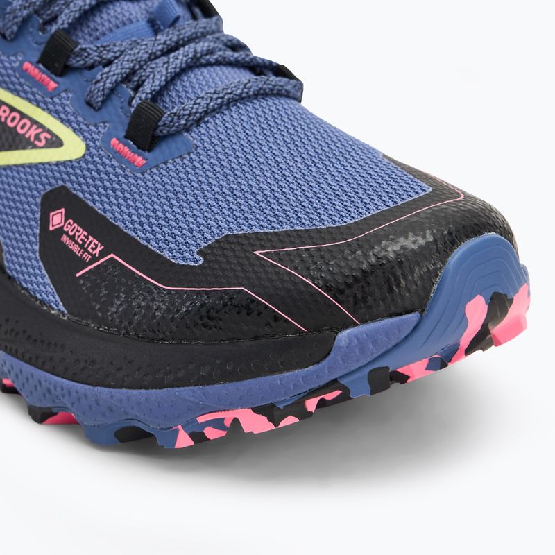Dámska bežecká obuv Brooks Cascadia 18 GTX  grey blue/black/pink 7