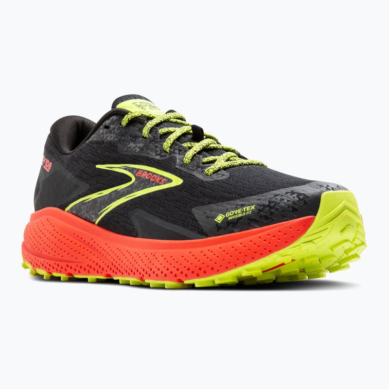 Pánska bežecká obuv Brooks Divide 5 GTX black/cherry/lime 8