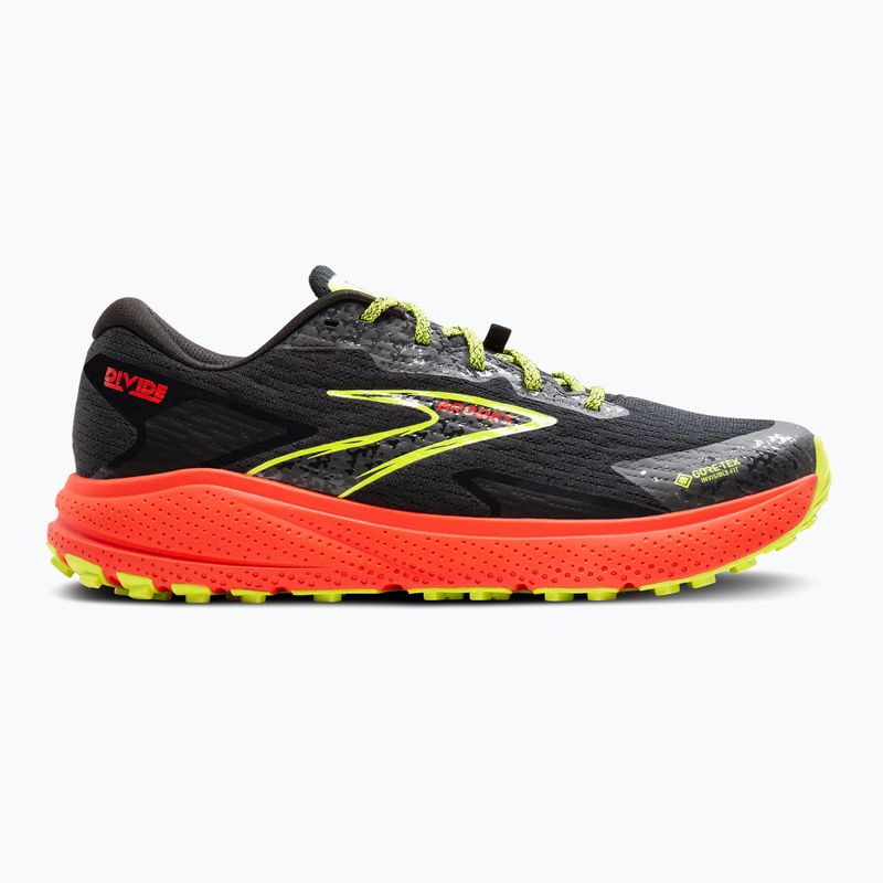 Pánska bežecká obuv Brooks Divide 5 GTX black/cherry/lime 9