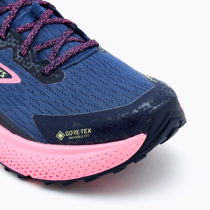 Dámska bežecká obuv Brooks Divide 5 GTX grey blue/pink/lime 7