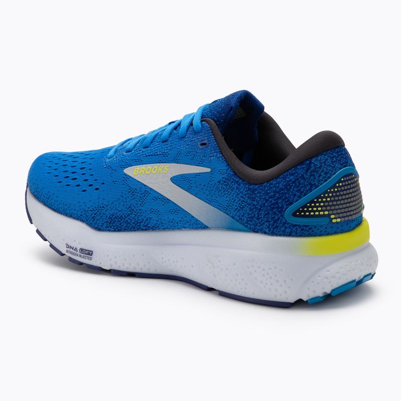 Pánska bežecká obuv Brooks Ghost 16 electric blue/navy/lemon 3