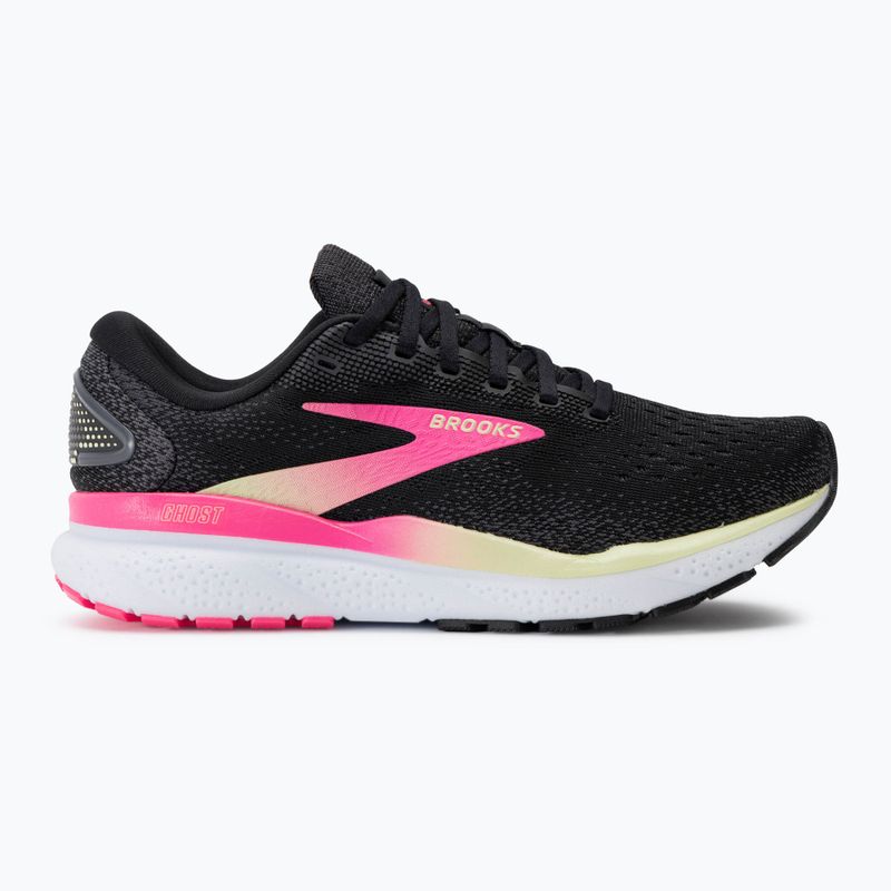 Dámska bežecká obuv Brooks Ghost 16 black/pink/yellow 2