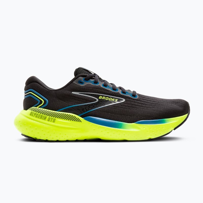 Pánska bežecká obuv Brooks Glycerin GTS 21 black/blue/nightlife 9