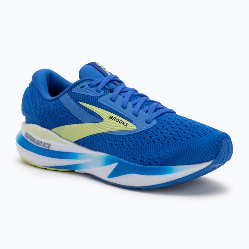 Pánske bežecké topánky Brooks Adrenaline GTS 24 wide fit cobalt/neo yellow/peacoat