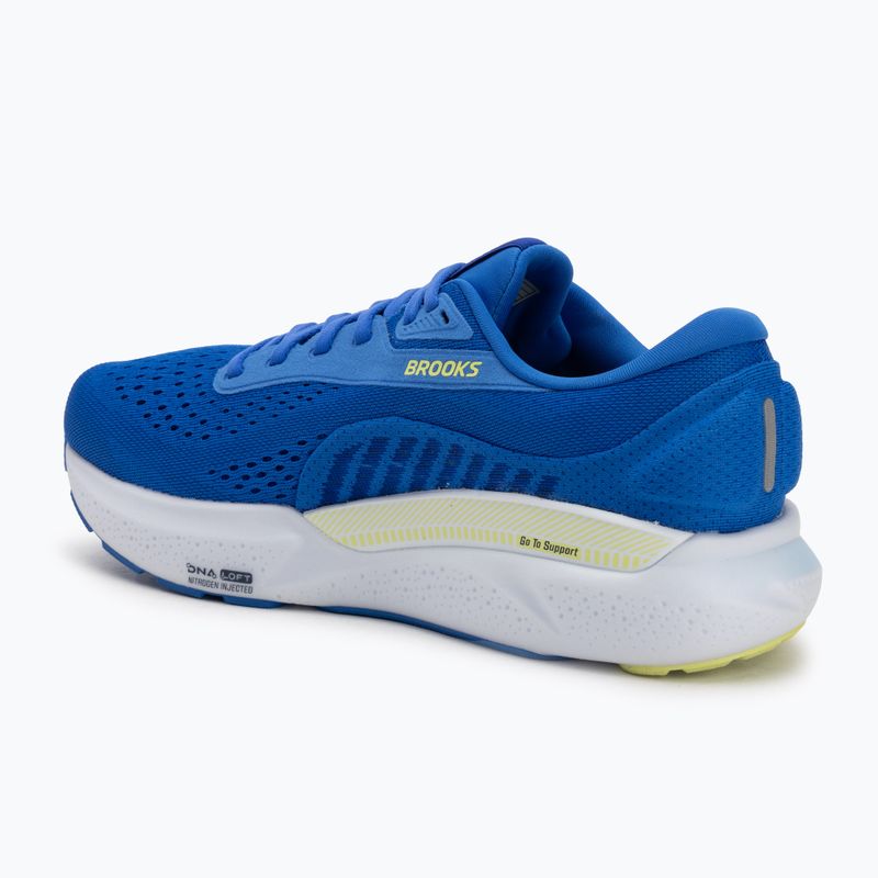 Pánske bežecké topánky Brooks Adrenaline GTS 24 wide fit cobalt/neo yellow/peacoat 3