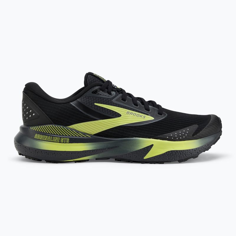 Pánska bežecká obuv Brooks Adrenaline GTS 24 Weatherized black/ebony/new yellow 2