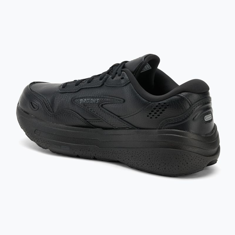 Pánske topánky Brooks Ghost Max Leather black/black 3