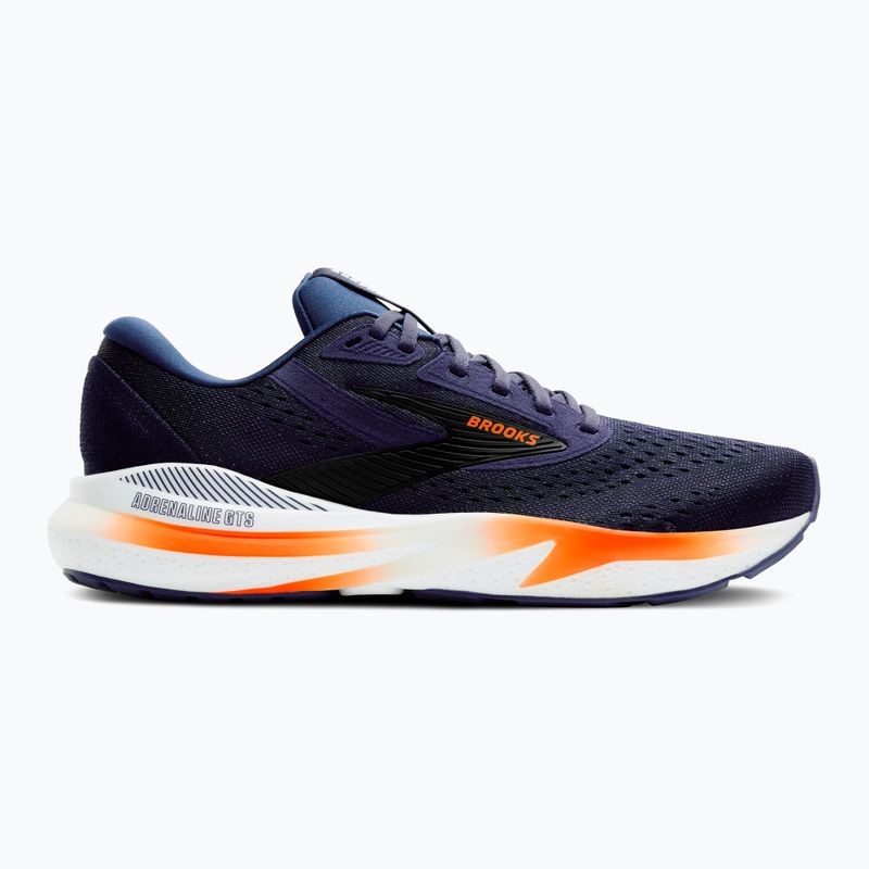 Pánska bežecká obuv  Brooks Adrenaline GTS 24 peacoat/orange /white 9
