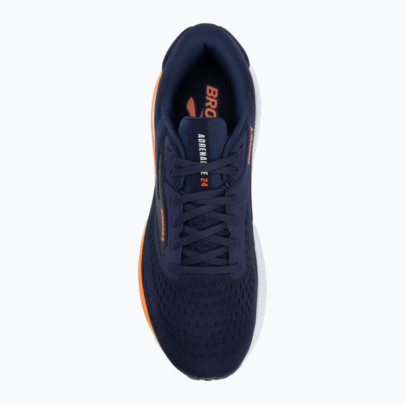 Pánska bežecká obuv  Brooks Adrenaline GTS 24 peacoat/orange /white 5