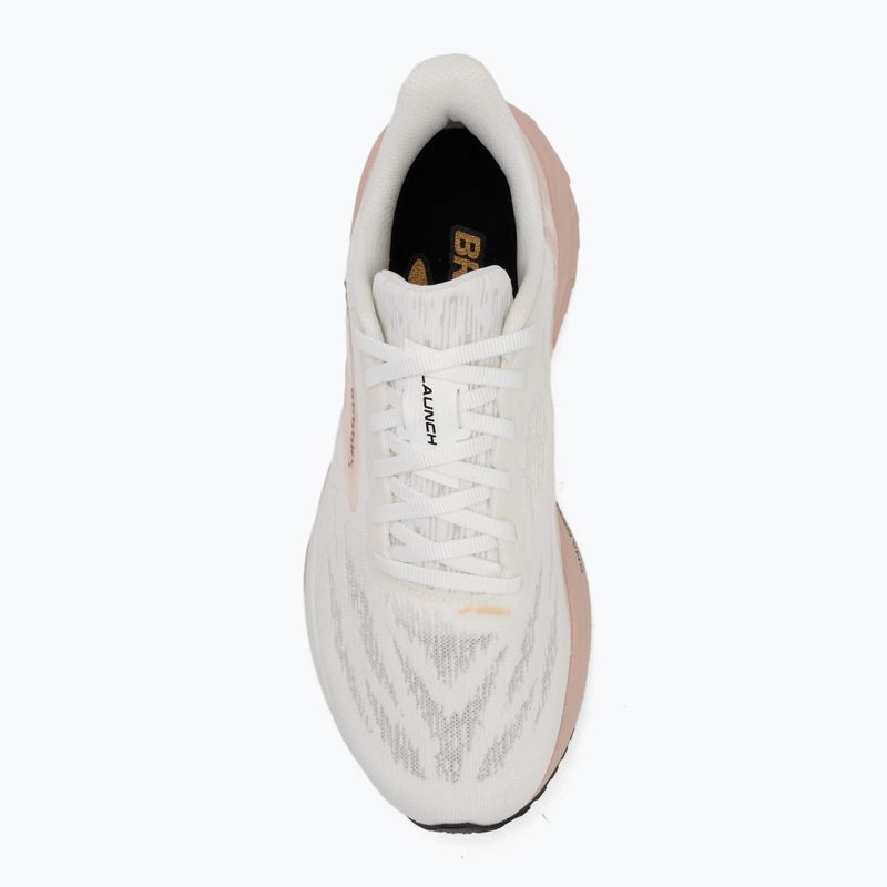 Dámska bežecká obuv Brooks Launch 11 white/gold/pink 5