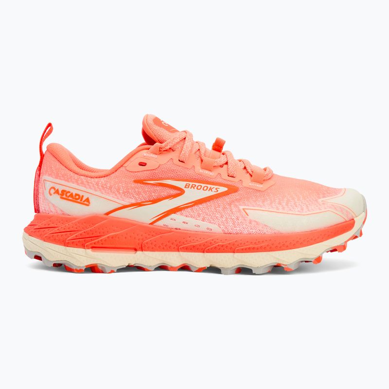 Dámska bežecká obuv Brooks Cascadia 18 ember/blue wash/flame 2