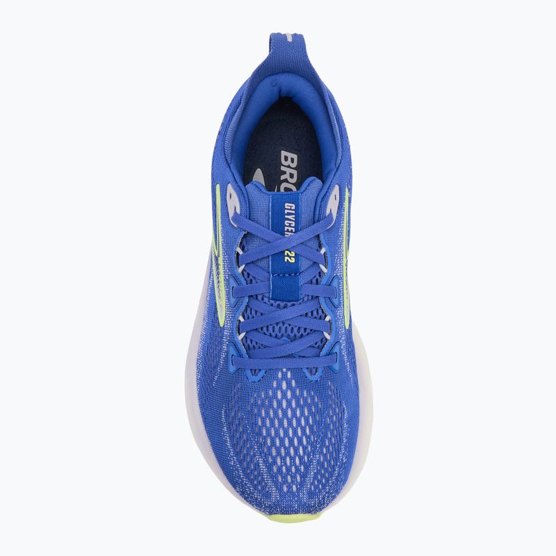 Dámska bežecká obuv Brooks Glycerin 22 amparo blue/hyper iris/yellow 5