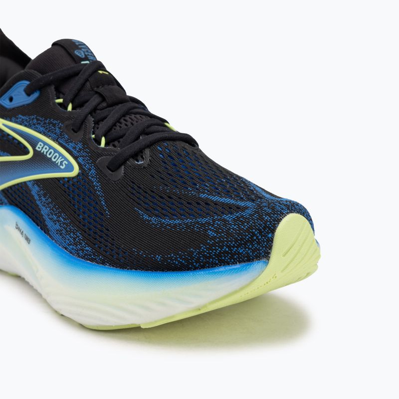 Pánska bežecká obuv Brooks Glycerin GTS 22 black/cobalt/neo yellow 7