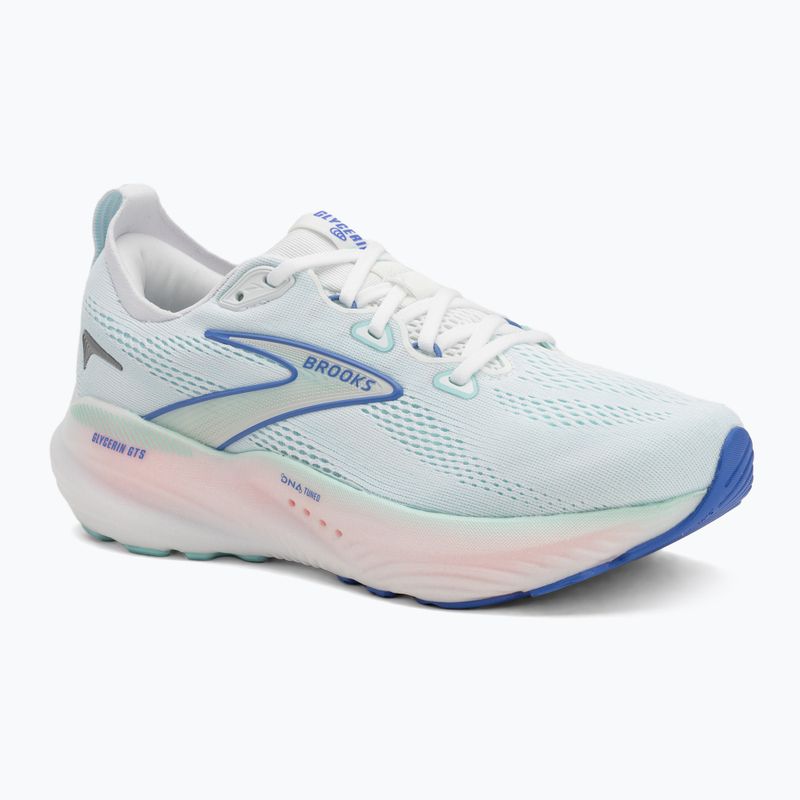 Dámska bežecká obuv Brooks Glycerin GTS 22 white/limpet shell/amparo blue