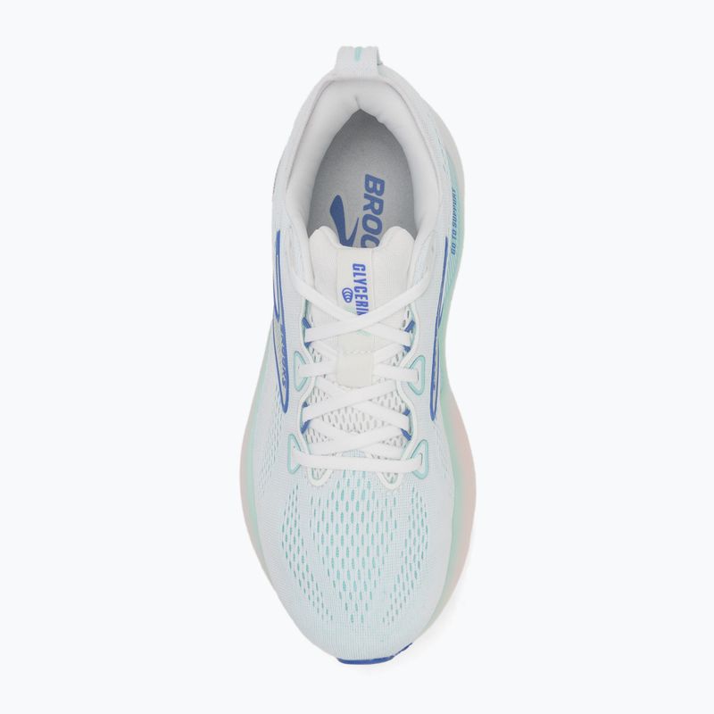 Dámska bežecká obuv Brooks Glycerin GTS 22 white/limpet shell/amparo blue 5
