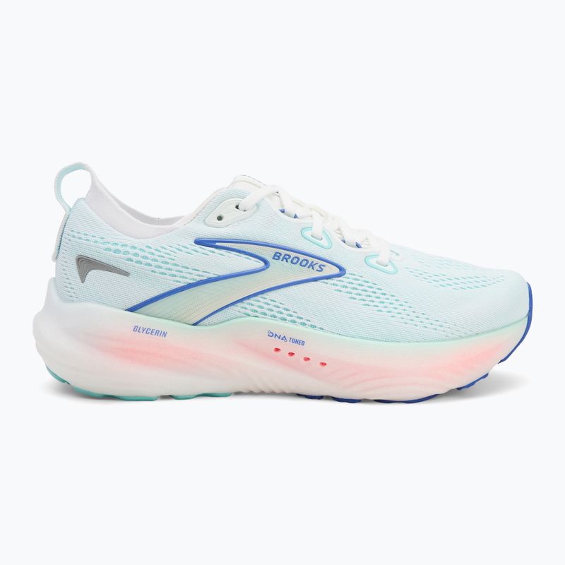 Dámska bežecká obuv Brooks Glycerin 22 wide fit white/limpet shell/amparo blue 2
