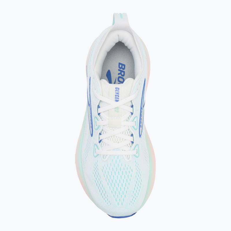 Dámska bežecká obuv Brooks Glycerin 22 wide fit white/limpet shell/amparo blue 5