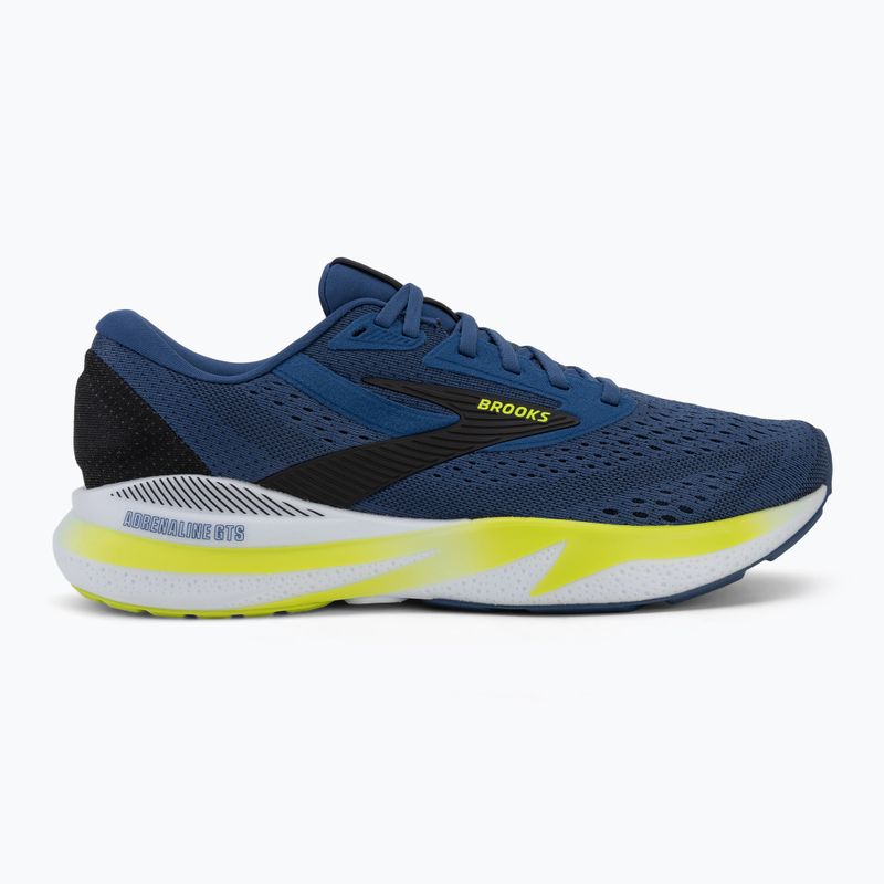 Pánske bežecké topánky   Brooks Adrenaline GTS 24 navy peony/black/acid lime 2