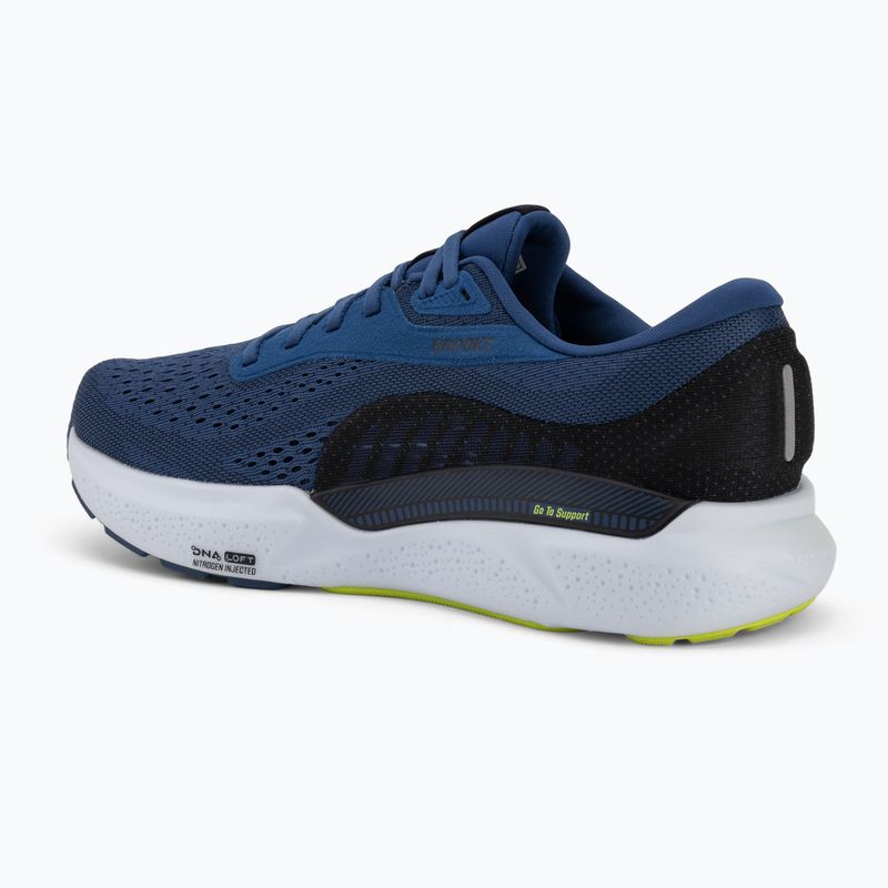 Pánska bežecká obuv  Brooks Adrenaline GTS 24 navy peony/black/acid lime 3