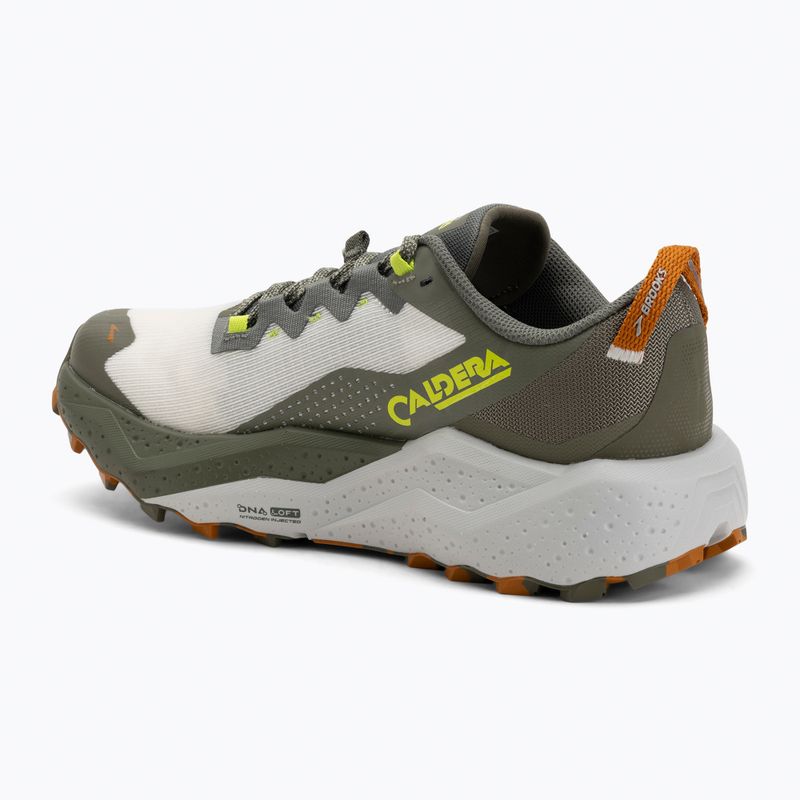Pánske bežecké topánky Brooks Caldera 8 dusty olive/lime/oyster 3