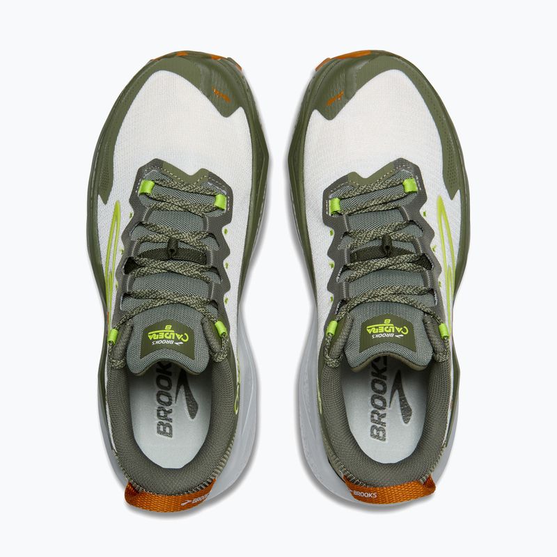 Pánske bežecké topánky Brooks Caldera 8 dusty olive/lime/oyster 8