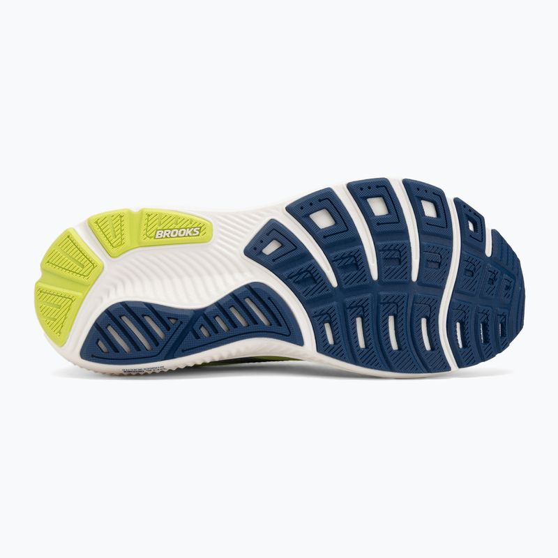 Pánske bežecké topánky Brooks Ghost 17 acid lime/navy/white 4