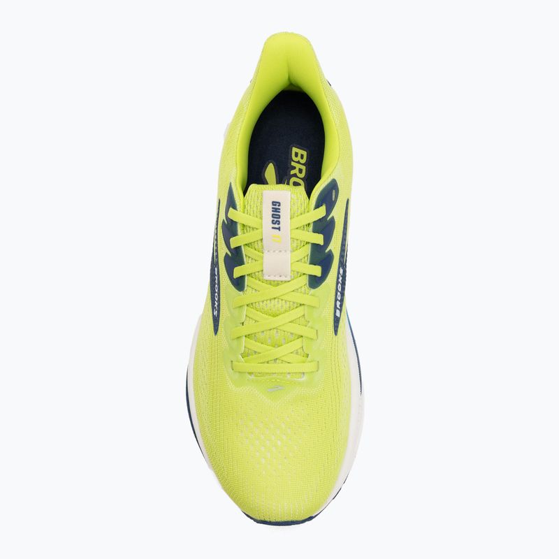 Pánske bežecké topánky Brooks Ghost 17 acid lime/navy/white 5