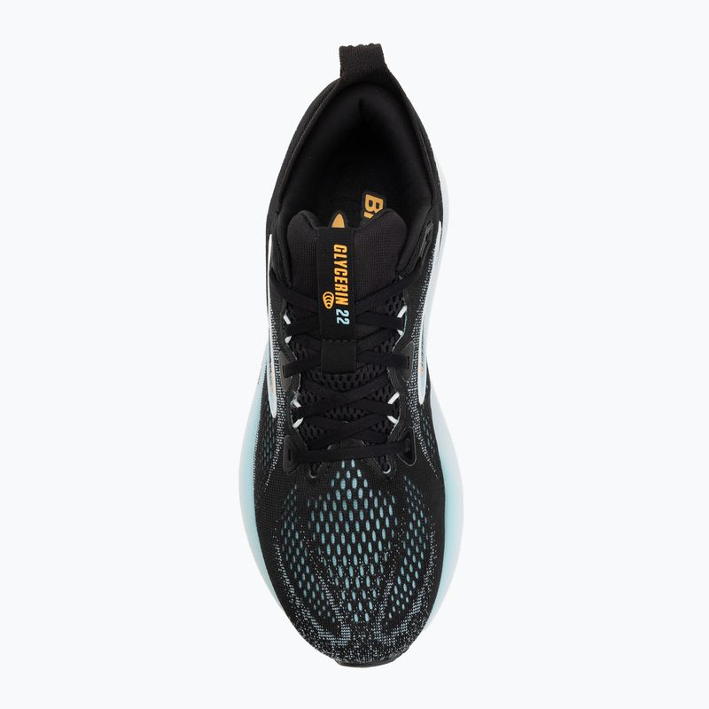 Pánske bežecké topánky Brooks Glycerin 22 black/atomizer/blazing orange 5