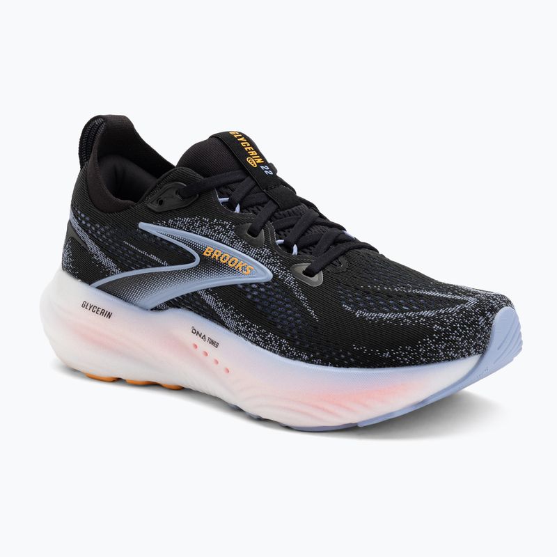 Dámske bežecké topánky Brooks Glycerin 22 black/blue heron/orange