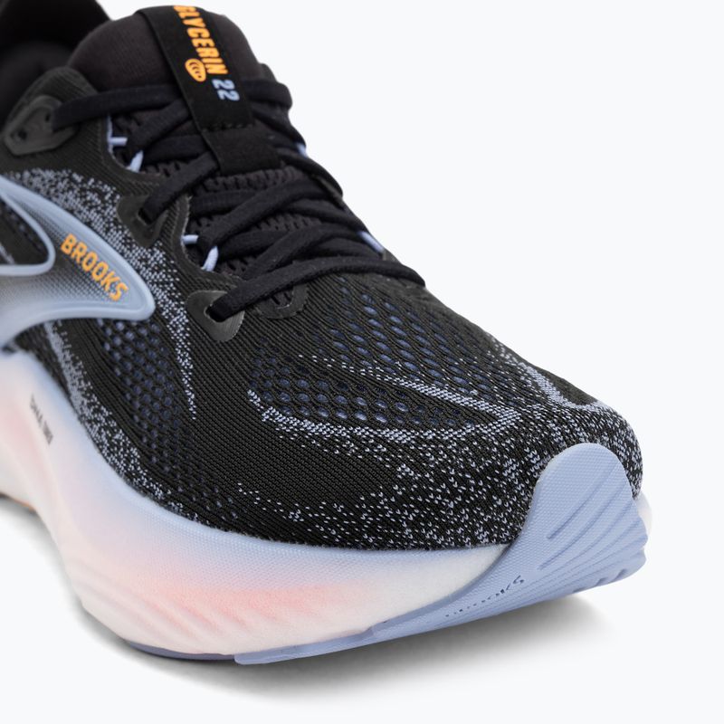 Dámske bežecké topánky Brooks Glycerin 22 black/blue heron/orange 7