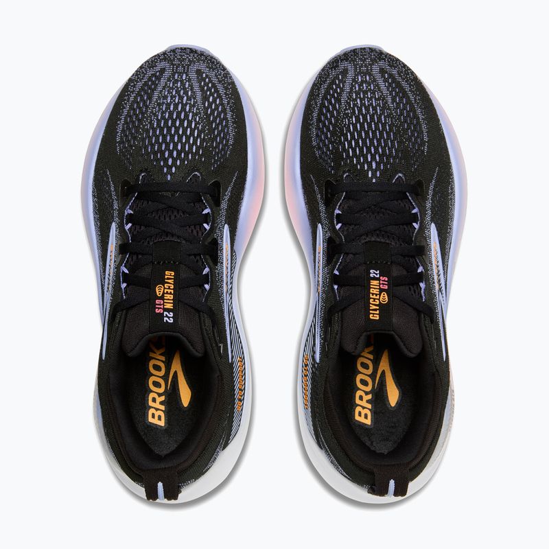 Bežecké topánky Brooks Glycerin GTS 22 black/blue heron/orange 8