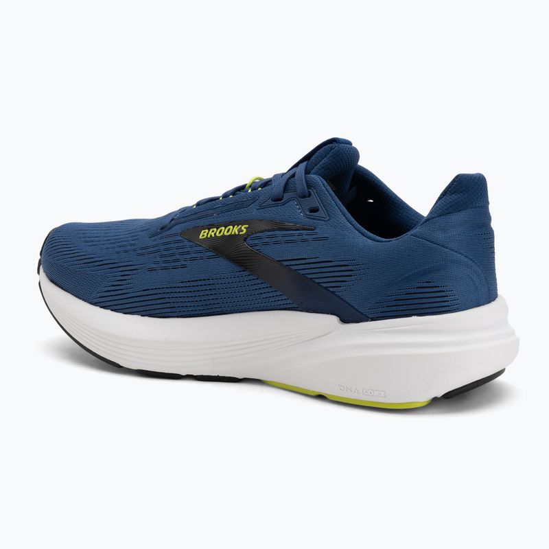 Pánske bežecké topánky Brooks Revel 8 navy peony/black/acid lime 3