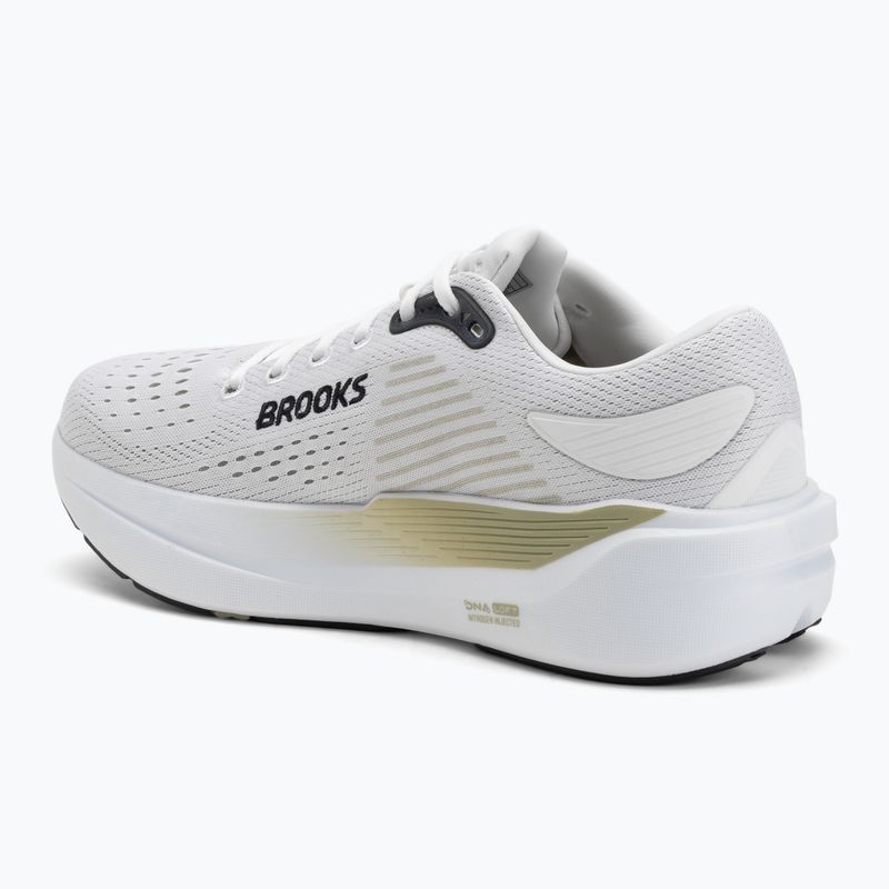 Pánske bežecké topánky Brooks Ghost Max 3 bright white/tea/black 3