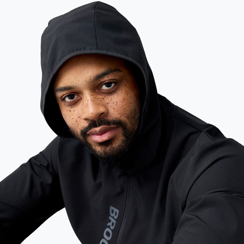 Pánska bežecká bunda Brooks Canopy Jacket black 3