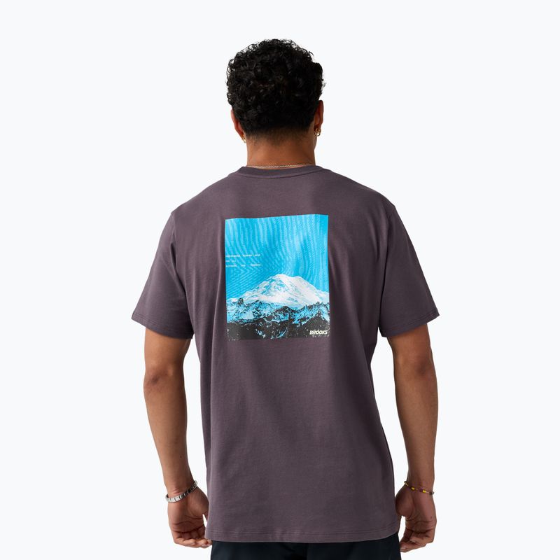 Pánske bežecké tričko Brooks Graphic dark russet/atomic blue 2